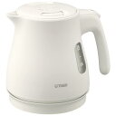 【5/15限定ポイント3倍】タイガー TIGER 蒸気レス電気ケトル 0.8L マットホワイト PCV-A080WM〈PCVA080WM〉