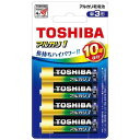 【5/15限定ポイント3倍】東芝 TOSHIBA アルカリ乾電池 単3形 4本パック LR6AN4BP〈LR6AN4BP〉(2)