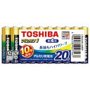 東芝 TOSHIBA アルカリ乾電池 単4形 20本パック LR03AN20MP〈LR03AN20MP〉
