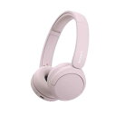 ソニー SONY ワイヤレスステレオヘッドセット ピンク WH-CH520-PZ〈WHCH520-PZ〉