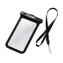 エレコム ELECOM スマホ防水ケース IPX8 AQUA PROOF ブラック P-WPSN04BK