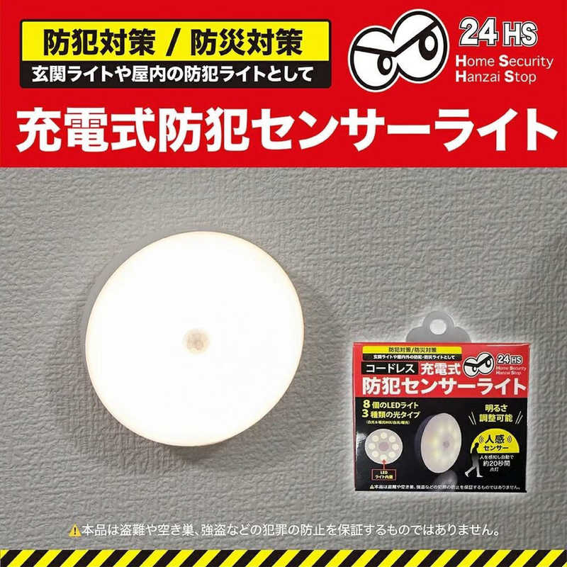 グローバルジャパン 充電式防犯センサーライト ...の紹介画像2