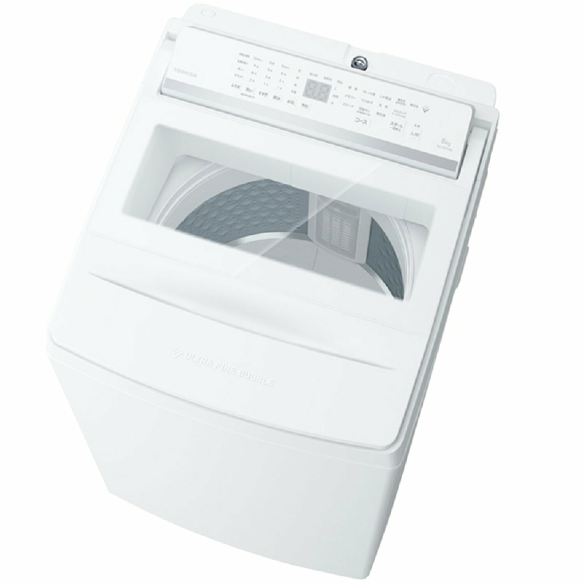 東芝 TOSHIBA 全自動洗濯機-インバーター洗濯機 ZABOON グランホワイト AW-8DHB ...