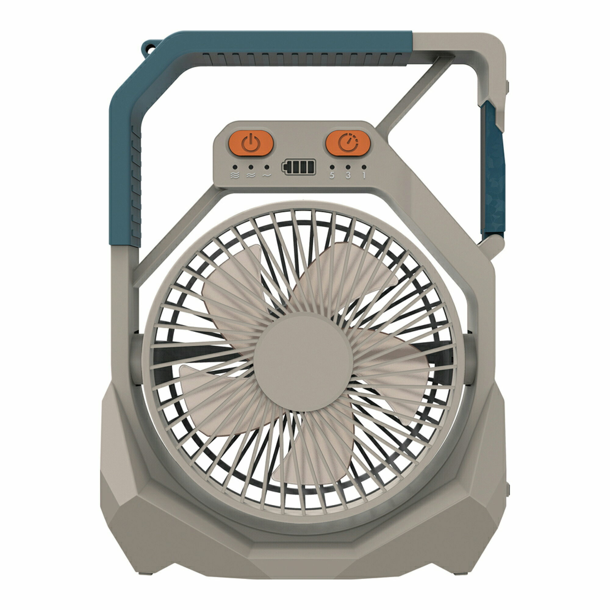 乐天商城 - トップランド TOPLAND 扇風機 卓上扇 コードレスネイチャーFAN SF-DFC29-GK