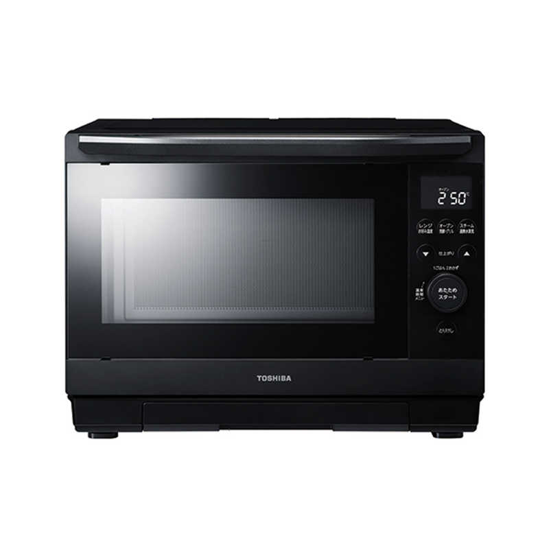 【要エントリー!9/20〜9/30限定!最大10万ポイント当たる】東芝 TOSHIBA 過熱水蒸気オーブンレンジ 26L フラット 石窯ドーム ハイアングル赤外線センサー ブラック ER-D90C-K