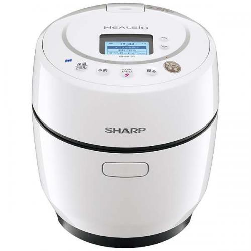 【5/18~5/19までポイント5倍】シャープ SHARP 水なし自動調理鍋 HEALSIO ホットクック 1.0L ホワイト系 KN-HW10G-W〈KNHW10G-W〉