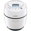 シャープ SHARP 水なし自動調理鍋 HEALSIO ホットクック 1.0L ホワイト系 KN-HW10G-W〈KNHW10G-W〉