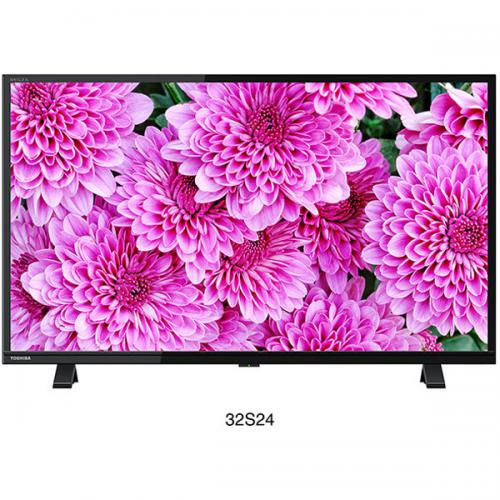 楽天デンキチWeb 楽天市場店東芝 TOSHIBA 32V型 ハイビジョンLED液晶テレビ レグザ REGZA 32S24（宅配サイズ商品 / 設置・リサイクル希望の場合は別途料金および配達日・時間指定不可） 〈32S24〉