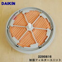 【純正品 新品】ダイキン加湿空気清浄機用の加湿フィルターユニット★1個【DAIKIN 2290816】※加湿フィルター 枠 軸のセット。【5】【F】