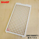 【純正品・新品】シャープ加湿空気清浄機用の後ろパネル(プレフィルター)★1枚【SHARP 2801580971】※ホワイト(W)色用です。【5】【F】