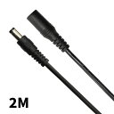 DCケーブル 延長 2M DCプラブ DCジャック DCコネクタ 外径5.5mm 内径2.1mm