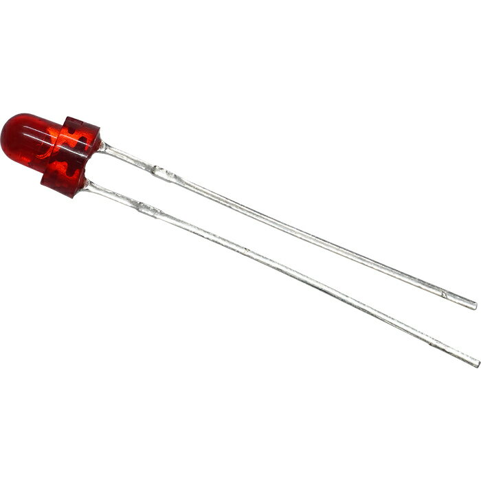 LED 3mm 赤色 20mcd 630nm 発光ダイオード パイロットランプ 40個入り 3