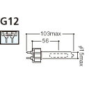 岩崎　MT70CEH-WW/G12 セラルクスT（G12口金形）70W（電子安定器専用）［MT70CEHWWG12］【送料80サイズ】 2