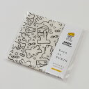 ANDY/アンディ かやのふきん モノクロパターン [ねずみのANDY 松本セイジ キッチン雑貨 おてふき 丈夫 かやふきん 台拭き かわいい やわらかい 食器...