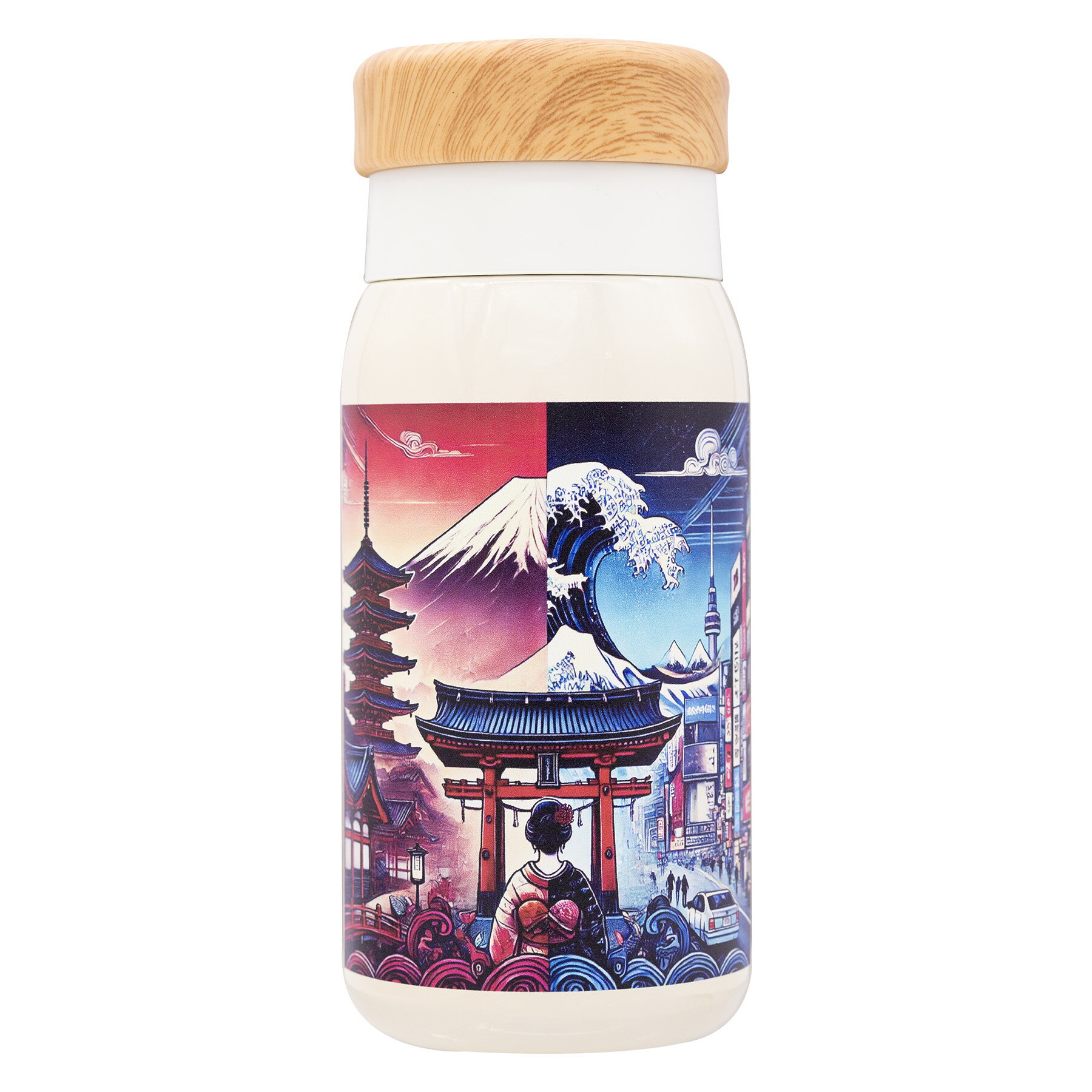 オルゴ NIPPON TOKYO EDO Bottle 日本 東京 江戸 ボトル 280ml [日本のお土産 着物 伝統 ステンレスボ..