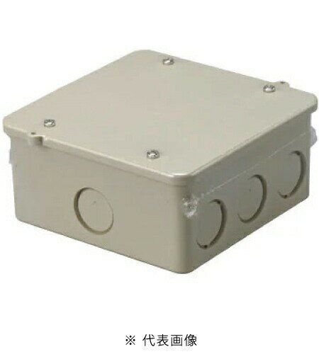 未来工業 PVK-BLNJ PVKボックス大形四角深型ノック付 色 ベージュ