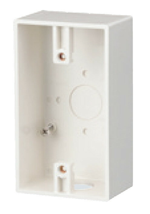 未来工業 PVR22-ALM ミルキーホワイト 露出スイッチボックス 防滴プレート用