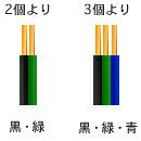 愛知電線 DV3.2mmx2C 引込用ビニル絶縁電線(DV) 2個より 中部電力仕様 10m以上1m単...