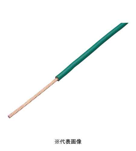 JAPPY IV8SQ G IV電線 600Vビニル絶縁電線 50m巻き 緑 ミニ定尺品 インボイス対応...