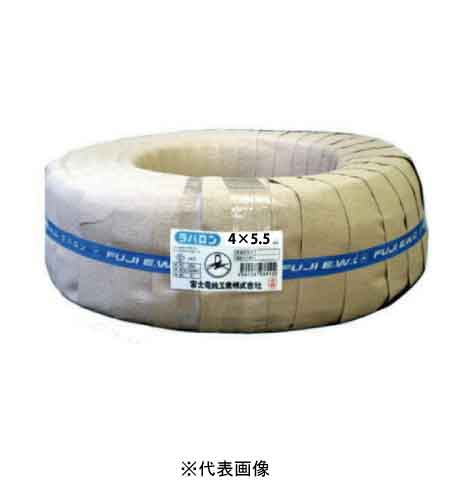 樂天商城 - 富士電線 ラバロンVCT5.5SQ×4心 ラバロン600Vソフトビニルキャプタイヤ丸形ケーブル 100m巻 インボイス対応・領収書発行可
