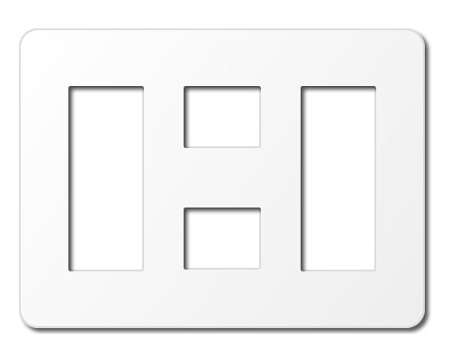 パナソニック WTF7788W 簡易耐火コンセントプレート 3コ+2コ+3コ用 ラウンド 色ホワイト
