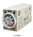 オムロン H3Y-2 ソリッドステート・タイマ AC100〜120V 50/60HZ プラグイン端子 限時接点2c 最大目盛時間選択(0.5S/1S/5S/10...