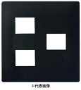 パナソニック WTL7073BK コンセントプレート 2連用 2コ+1コ用 色マットブラック