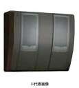 日東工業 MBC-332DB メーターボックス 隠蔽配線用 適用電力量計:単(三)相3線式30A、120A 2コ用 寸法mm ヨコ480タテ410フカサ195 色彩ダークブラウン