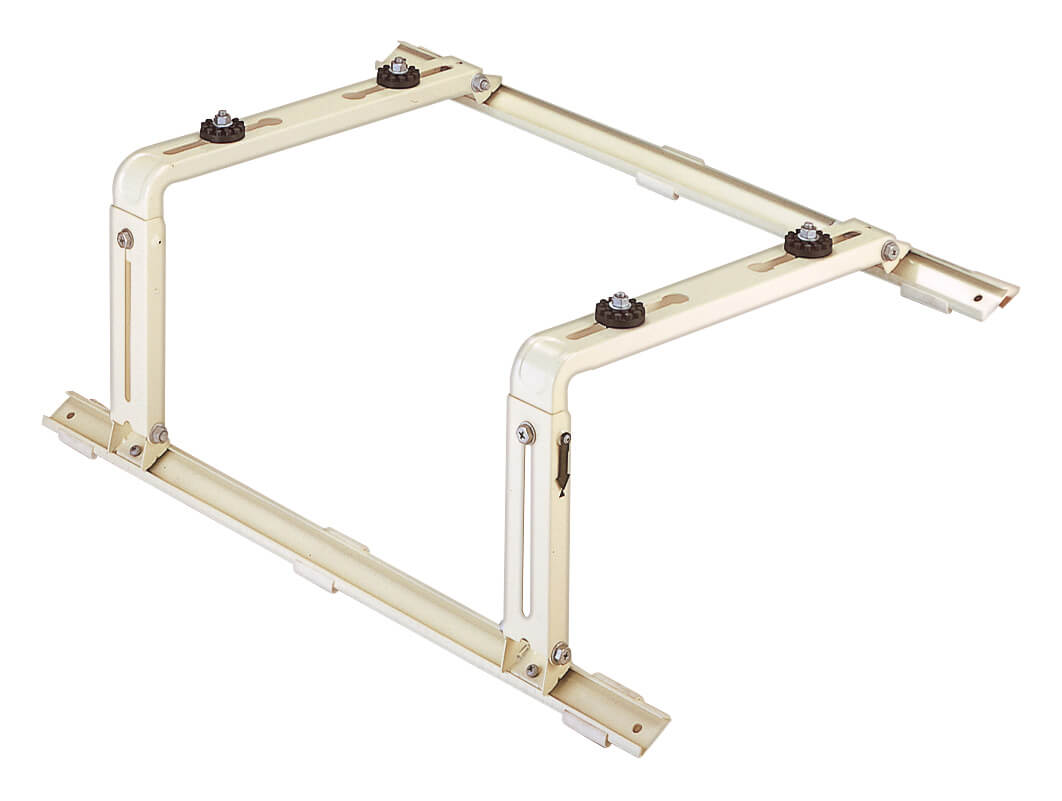 バクマ B-YT2 6台セット(梱包入数6コ) 傾斜屋根用架台 溶融亜鉛メッキ鋼板 エアコン固定寸法W70~700 D1..