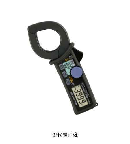 ピークホールド機能付中口径リーククランプ 実効値タイプ ・外部磁界の影響が極めて少ない設計 ・周波数切換機能付 ・AC40/400mA/400Aの3レンジ切換 ・データホールド機能付 ・ピークホールド機能付 ・ひずみ波やサイリスタ波形に強い真の実効値指示 ・最小分解能0.01mA 【測定範囲・確度・一般仕様】 交流電流(50/60Hz)：40.00/400.0mA/400.0A 　　　　　　　　　±1.0%rdg± 5dgt(0~100A) 　　　　　　　　　±1.0%rdg± 5dgt(100~300A) 　　　　　　　　　±2.0%rdg(300~400A) 交流電流(WIDE)：40.00/400.0mA/400.0A 　　　　　　　　±2.5%rdg±10dgt (20Hz〜1kHz)(0~100A) 　　　　　　　　±2.5%rdg±10dgt(40Hz〜1kHz)(100~300A) 　　　　　　　　±5.0%rdg (40Hz〜1kHz)(300~400A) 被測定導体径：最大φ40mm 周波数範囲：20Hz〜1kHz (40Hz〜1kHz：400A) 外部磁界の影響：100Aφ15mm（導体径）の接近状態で10mA以下 応答時間：約2秒 適合規格：IEC 61010-1 (JIS C 1010-1) CAT ? 300V 汚染度2 　　　　　IEC 61010-2-032 (JIS C 1010-2-32) 使用電池：単4形乾電池R03（1.5V）×2 連続使用可能時間：約24時間 （オートパワーオフ約10分） 外形寸法：185（L）×81（W）×32（D）mm 質量：約270g （電池含む） 本体付属品（本体と同梱）：9097（携帯用ケース） 　　　　　　　　　　　　　単4形乾電池R03×2，取扱説明書MODEL 2433R