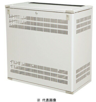 日東工業 THD21-6565-K HUB収納キャビネット 壁掛けカバータイプ 色ペールホワイト塗装 外形 (W=650 h=650 D=210) mm 取付ユニット3U 1