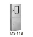 日東工業 MS-11B 引込計器盤キャビネット 2段扉 水切り 防塵 防水パッキン付 ヨコ300mm タテ800mm フカサ200mm 塗装色:選択してください。