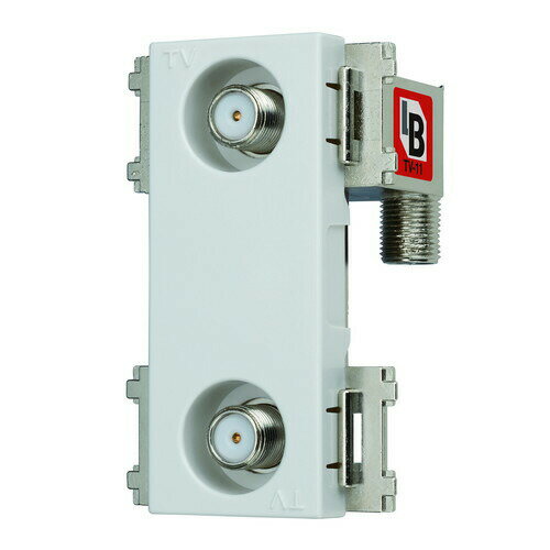 サン電子 WCS-K77W 新4K8K衛星放送対応 BL型テレビ端子 2端子型 10〜3224Mhz 全端子電流カット型 色ホワイト