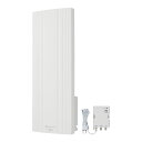 サン電子 WG20B-W 地デジ用ブースタ内蔵UHF平面アンテナ 水平専用 ホワイト