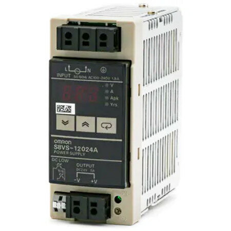 オムロン S8VS-12024A スイッチング・パワーサプライ 表示モニター付交換時期お知らせ機能タイプ 出力D..