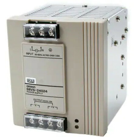 オムロン S8VS-24024 スイッチング パワーサプライ 表示モニターなし標準タイプ 出力DC24V/10A 240W ねじ端子台