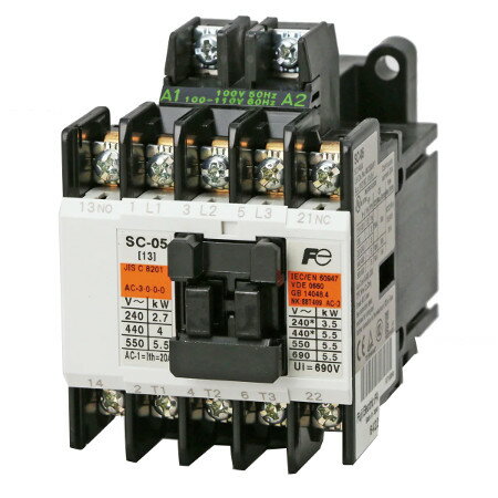 富士電機 SC-05 標準形 電磁接触器 主回路200V ケースカバーなし