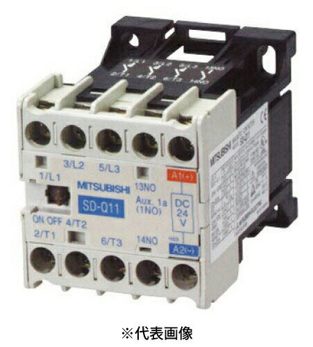三菱電機 SD-Q11 DC24V 1a 電磁接触器高感度コンタクト コイル定格電圧DC24V 補助接点1a インボイス対応 領収書発行可