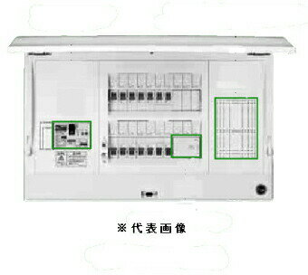 日東工業 HCD3E5-263N HCD型ホーム分電盤 ドア付 付属機器取付スペース付 単相3線式 単3中性線欠相保護付漏電ブレーカ付 主幹容量50A 分岐回路数26+予備3