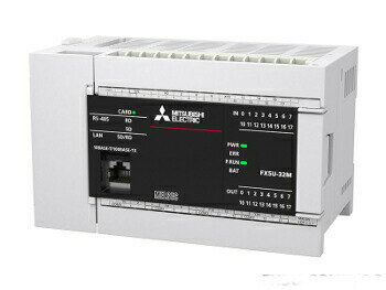 三菱電機 FX5U-32MR/DS FX5U CPUユニット 電源DC24V 入力：16点 DC24V シンク/ソース 出力：16点 リレー