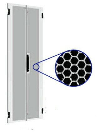 日東工業 AH-DP2-H2200 両開きドア・換気口タイプ H=2200mm 適用機種 AHS、AHSTシリーズ