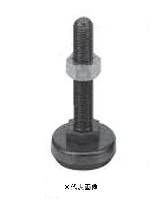 Rakuten - 日東工業 RD73-9 レベルフット 適用機種FSシリーズ H=115mm 材質本体鉄 足ゴムCR 許容質量200kg/1コ ねじ径M16 製品質量0.3kg 2個セット インボイス対応・領収書発行可