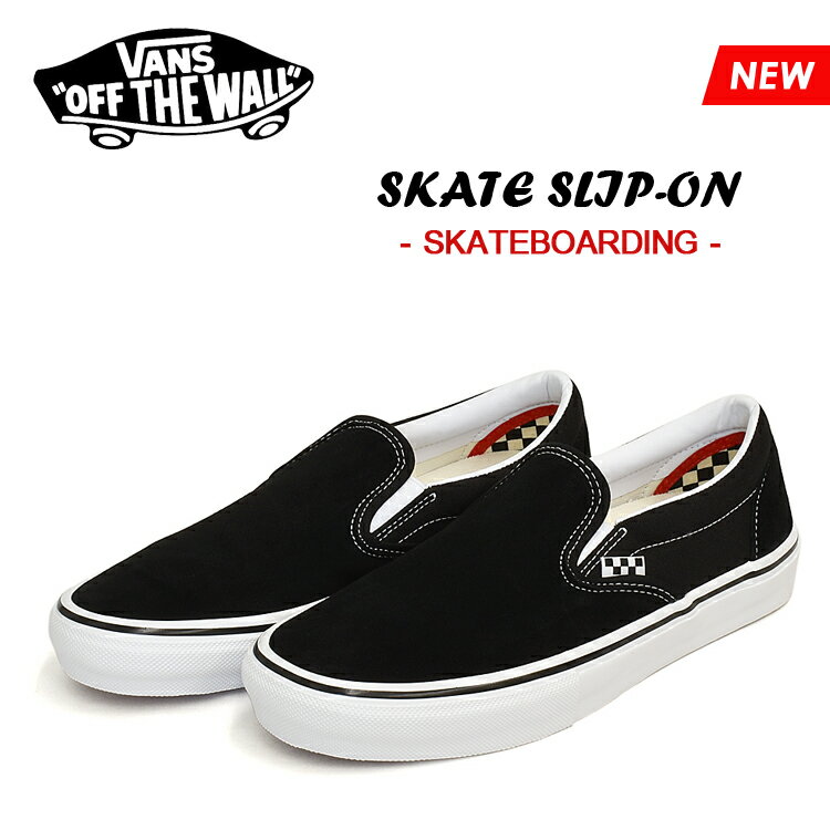 VANS Х ȥåݥ ˡ  ֥å/ۥ磻 ȥܡ SKATE SLIP-ON VN0A5FCAY28