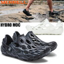 メーカー希望小売価格はメーカーサイトに基づいて掲載しています。 MERRELL HYDRO MOC 商品仕様 ブランド MERRELL 商品名 HYDRO MOC 商品番号 J48595 (BLACK) J85863 (WHITE) カラー BLACK (J48595) WHITE (J85863) 素材 BLOOM,EVAフォーム,TPE 重量 約210g（27.0cm/片足） 商品説明 ＜HYDRO MOC (国内正規品)＞ 独創的なフォルムデザインと唯一無二の履き心地により世界中で話題性が高まっている「HYDRO MOC (ハイドロ モック)」。2022年のアップデートモデルよりサステナブルな素材と成型技術を採用。 メレルブランドの原点である“アウトドアパフォーマンス”を基軸としたシューズ構造と機能性、またブランドアイコン「ジャングル モック」の遺伝子である“アフタースポーツシューズ”のコンフォート性要素も継承。 時代の流れやトレンドとともにその活躍の幅が広がり、今やMERRELLのファッションアイコンとして認知されている水陸両用シューズサンダルです。 通気性や水抜けに優れていることから、SUPなどのウォーターアクティビティでも重宝され、アウトドア環境はもちろんタウンユースでも軽快な動きをサポートします。 「アーバンアウトドアスタイル」の象徴ともいえる一足をぜひご体感ください。 【テクノロジー】 ・BLOOM（ブルーム）を本体に採用 近年の温暖化の影響により湖の藻の繁殖力が高まり、水生生物の生態系に影響を及ぼしていることが問題となっている。それを解決すべく浄水の過程で回収された藻から抽出した藻類バイオマスをチップ状に変換し、EVAに配合する技術から作られた柔軟性に優れた植物由来のフォーム素材。また、浄水を藻の生息地に戻し、石油由来の代用素材としてCO2の排出を抑える。 ・FloatPro (フロートプロ) フォーム ミッドソール クッション性・反発弾性に優れ、相反する軽量性と耐久性(機能持続性)を両立させたサステナブルEVAフォームをミッドソールに採用。環境への負荷を軽減するため“廃材を出さない製造工程”で、さらに再利用しやすいTPE (サーモ プラスチック エラストマー)素材を原料としている。 ・アーチサポート形状 アーチの形に合わせた形状にすることで、サポート性やフィット感に優れる。 ・可動式ストラップ フィット性を高める可動式のストラップ付き。 ご注意ください ※色味について 実際の商品と画像で若干の色合いの違いがある場合があります。また、ご利用のパソコンのモニターによっても色の違いが生じることもありますので予めご了承ください。 ※製品について バルカナイズド製法などで製造されている商品につきましては、製造過程で生じる、接着剤の汚れやはみ出しがある場合がございます。 天然皮革を使用した商品につきましては、色合い、細かな傷など写真と異なる場合がございます。 こちらは商品独特の風合いとしてご理解ください。 ※シューズボックス、紙タグについて 海外からの並行輸入品は、シューズボックスにマーキングやダメージがある場合や、ラベルの一部または紙タグが切り取られている場合がございます。 ※生産国・仕様について 発売シーズンや生産時期により生産国が異なる場合がございます。 ご注文時に生産国のご指定は承ることができません。 また、生産時期や工場の違いにより、アッパー素材の色味、織タグやインソールの仕様が一部異なる場合がございます。