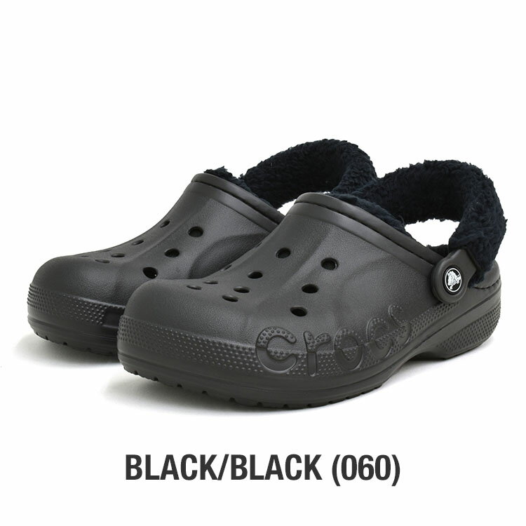 クロックス バヤ ラインド ファズ ストラップ クロッグ メンズ レディース サンダル ブラック 黒 ベージュ crocs BAYA LINED FUZZ-STRAP CLOG 206633