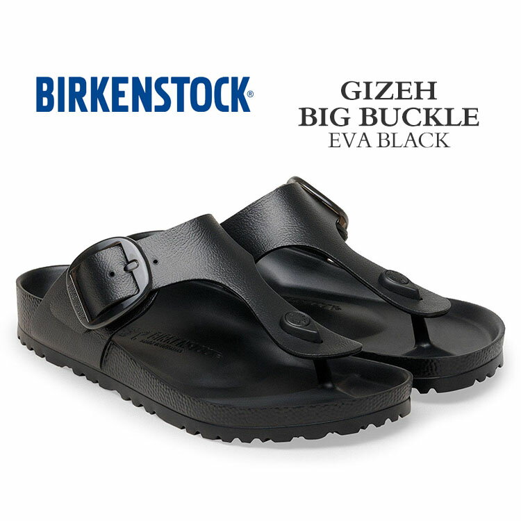 Rakuten - ビルケンシュトック ギゼ ビッグバックル EVA レディース メンズ サンダル BIRKENSTOCK GIZEH BIG BUCKLE EVA BLACK 1031370