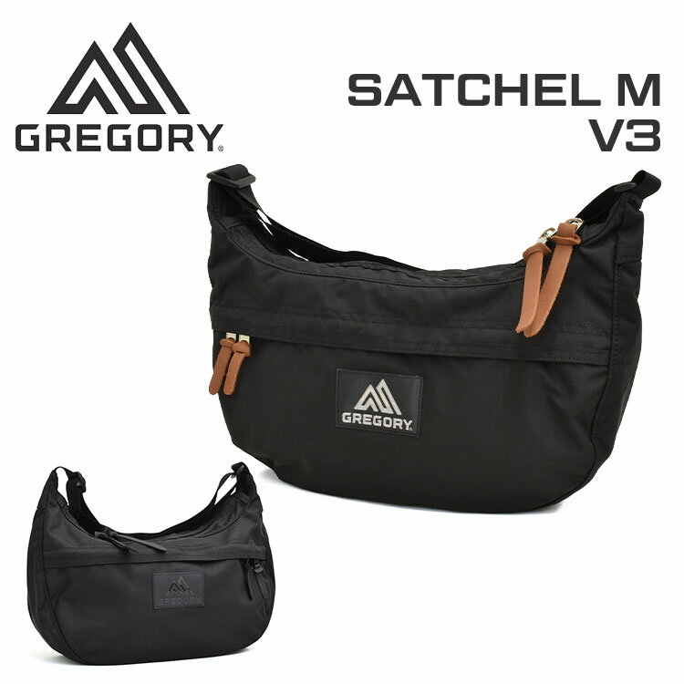 グレゴリー サッチェル M V3 ショルダーバッグ メンズ レディース ブラック GREGORY SATCHEL M V3 154503