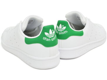 アディダス スタン スミス J スニーカー レディース ホワイト/ホワイト/グリーン adidas STAN SMITH J WHITE/WHITE/GREEN M20605