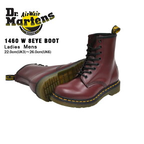 ドクターマーチン レディース 8ホール ブーツ チェリーレッド Dr. Martens 1460 W 8HOLE BOOTS CHERRY RED 11821600