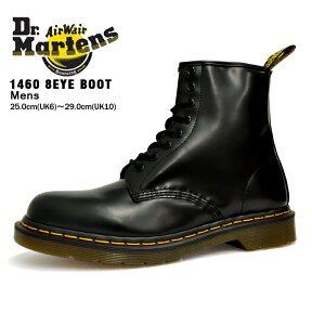 ドクターマーチン 8ホール 1460 メンズ ブーツ ブラック Dr.Martens 1460 8HOLE BOOT BLACK 11822006